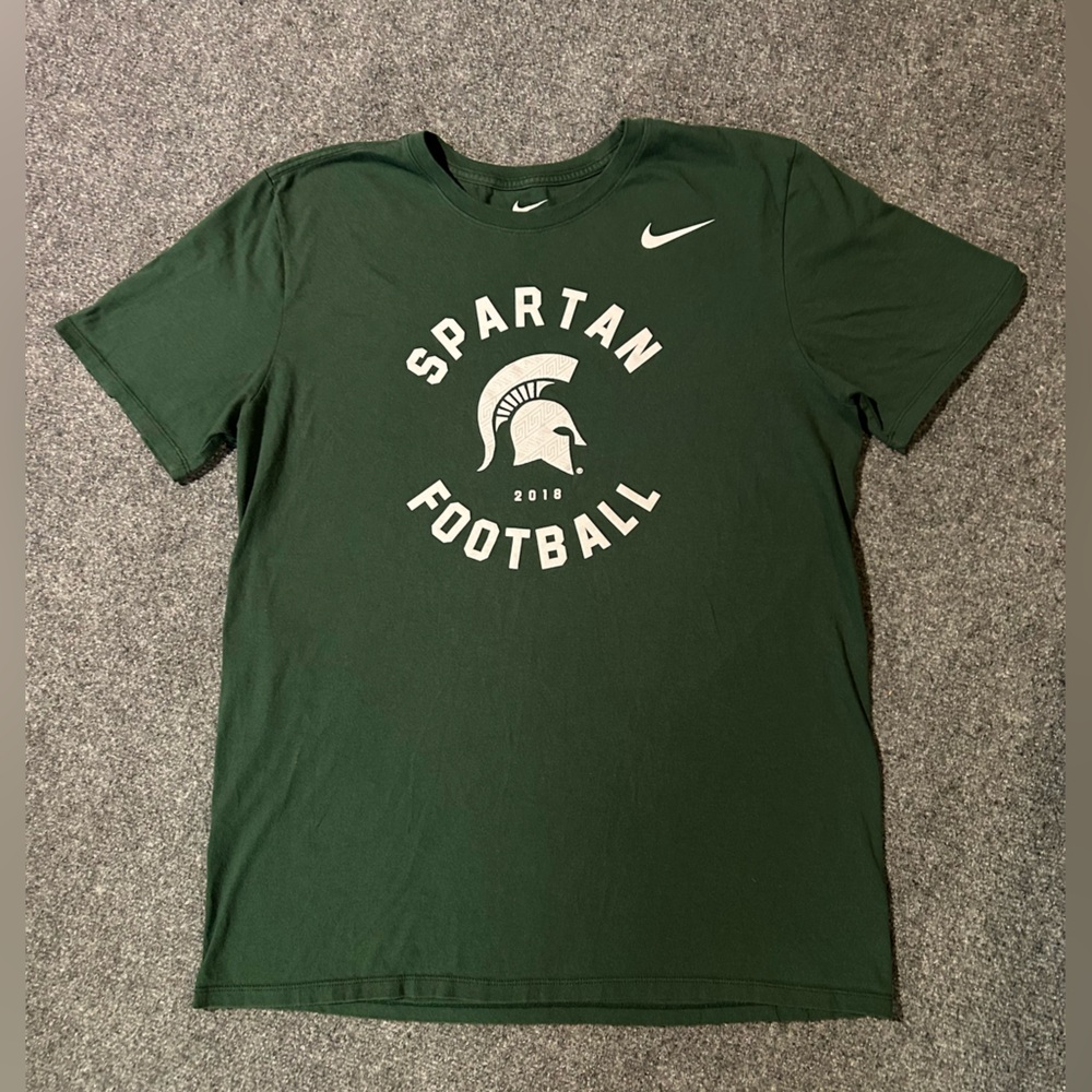 Michigan State “Spartan Football” Nike Tee Men’s size Large
